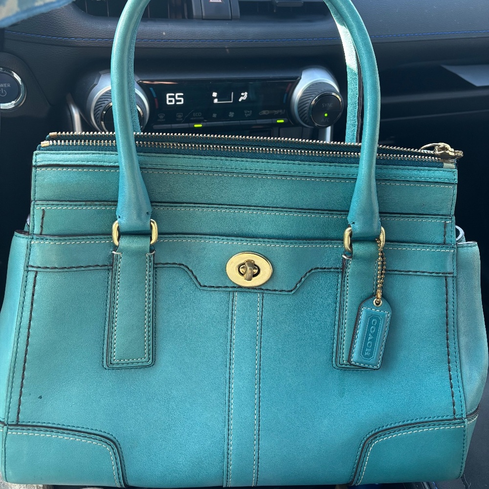 Vintage coach medium hamptons bag